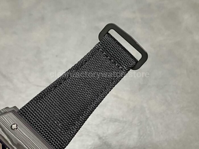 BBR Factory Richard Mille RM35-01 Black Carbon Fiber Black Canvas Strap Black Skeletonized - Image 8