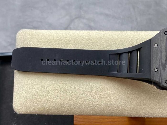 BBR Factory Richard Mille RM35-02 Black Carbon Fiber Black Rubber Strap Black Skeletonized - Image 9