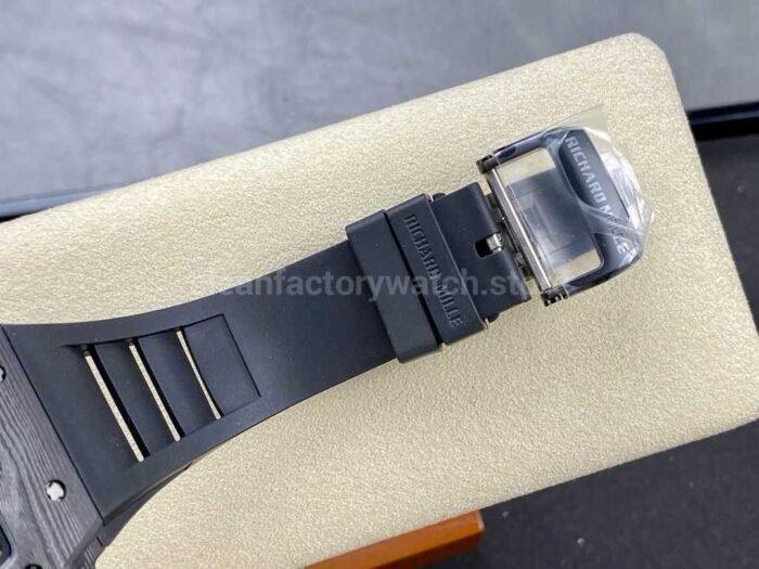 BBR Factory Richard Mille RM35-02 Black Carbon Fiber Black Rubber Strap Black Skeletonized - Image 8