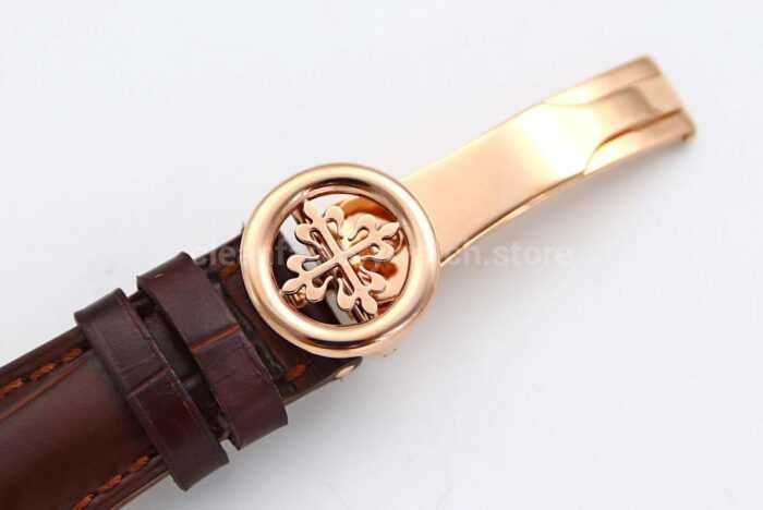 GR Factory Patek Philippe Annual Calendar 5396R 011 38mm Rose Gold Leather Strap Silver Dial 6 Super Clone Watch,Clean Factory Watch