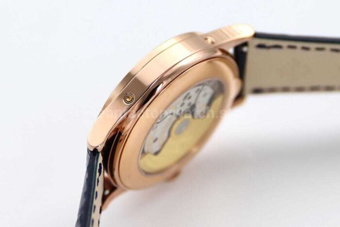 GR Factory Patek Philippe Annual Calendar 5396R-014 38mm Yellow Gold Leather Strap Blue Dial - Image 5
