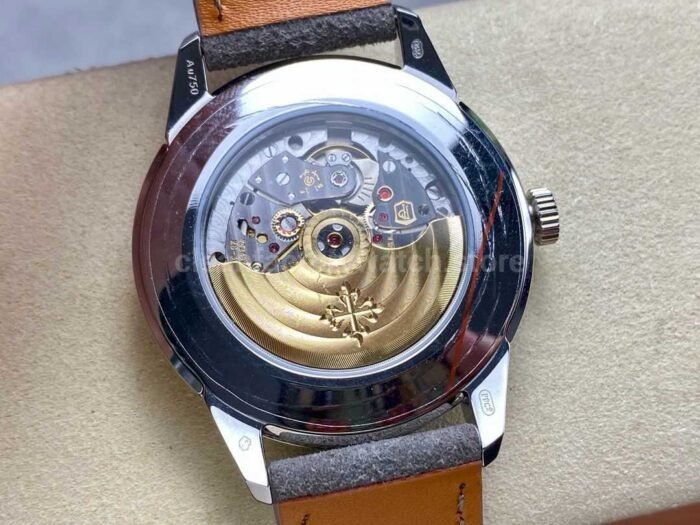 GR Factory Patek Philippe Calatrava 5226G-001 40mm White Gold Calf Skin Strap Arabic Numerals Grey Dial - Image 7
