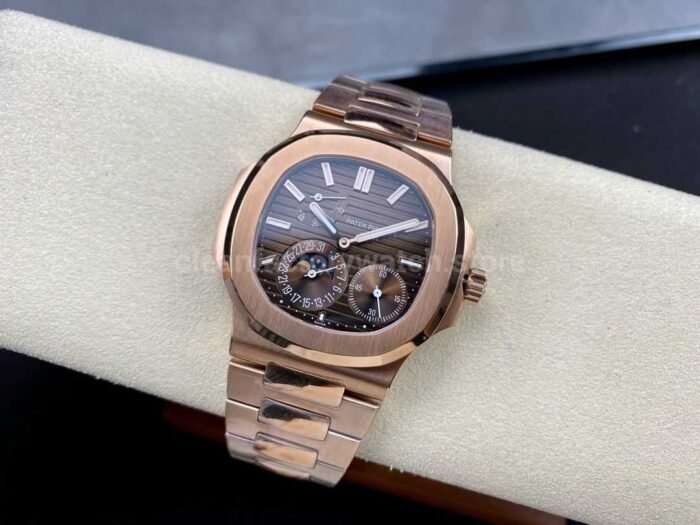 GR Factory Patek Philippe Nautilus 5712G Full Rose Gold Brown Dial - Image 5