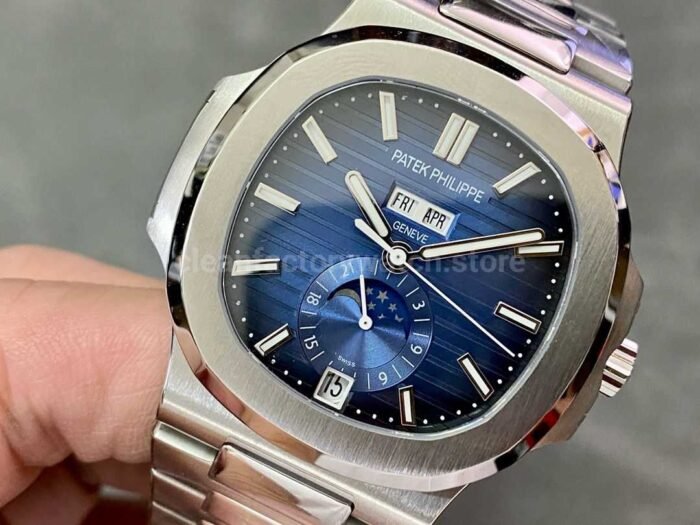 GR Factory Patek Philippe Nautilus 5726 Full Steel Blue Dial - Image 3