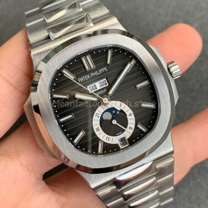 GR Factory Patek Philippe Nautilus 5726 Full Steel Grey Dial - Image 2
