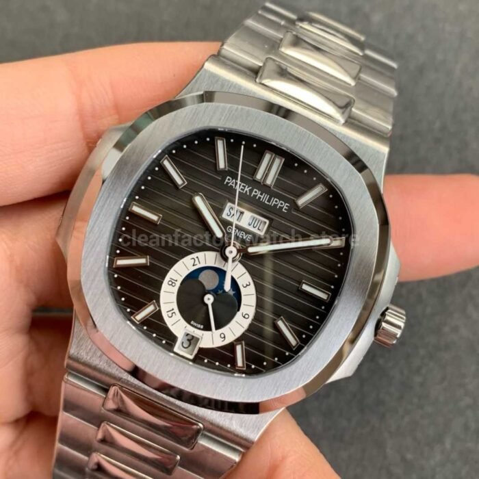 GR Factory Patek Philippe Nautilus 5726 Full Steel Grey Dial - Image 3