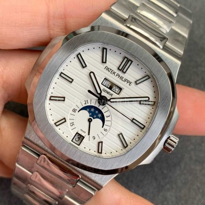 GR Factory Patek Philippe Nautilus 5726 Full Steel White Dial - Image 3