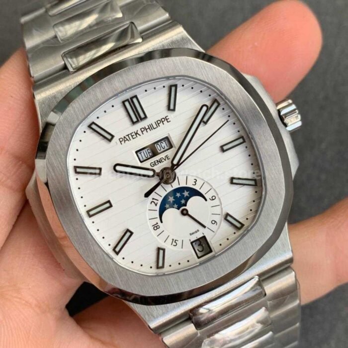 GR Factory Patek Philippe Nautilus 5726 Full Steel White Dial - Image 2