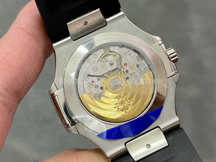 GR Factory Patek Philippe Nautilus 5726 Steel Black Rubber Strap Grey Dial - Image 7