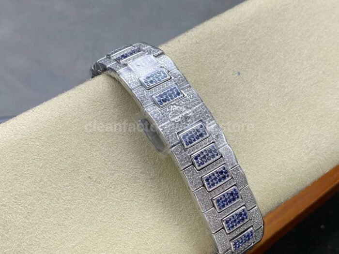 GR Factory Patek Philippe Nautilus 7118/1453G-001 Full Blue Jewelry White Gold Jewelry Dial - Image 8
