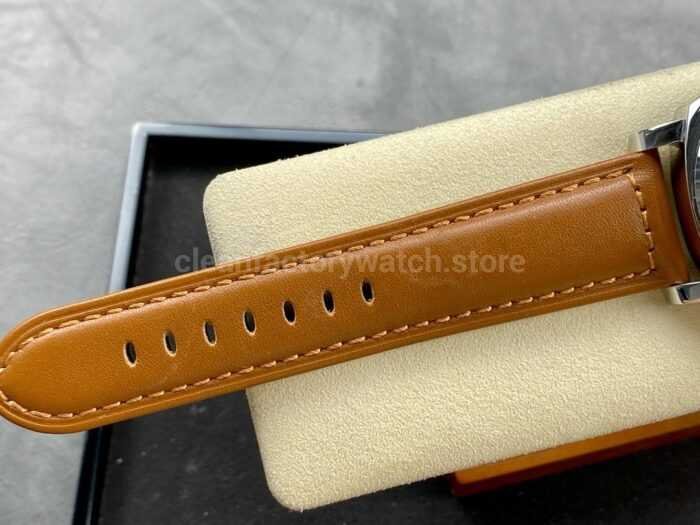 HW Factory Panerai Luminor Marina PAM 00113 44mm Steel Leather Strap Arabic Numerals White DialHW Factory Paner 9 Super Clone Watch,Clean Factory Watch