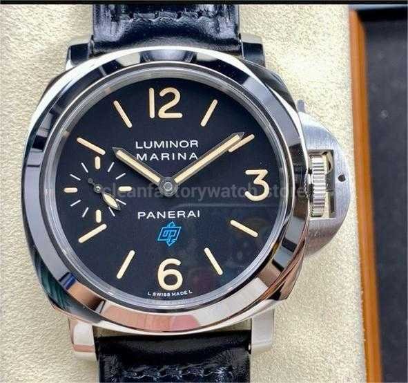 HW Factory Panerai Luminor Marina PAM00631 44mm Steel Leather Strap Black Dial