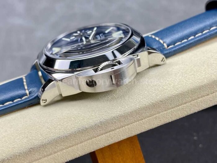 HW Factory Panerai Luminor PAM1085 44mm Steel Leather Strap Arabic Numerals Blue Dial - Image 6