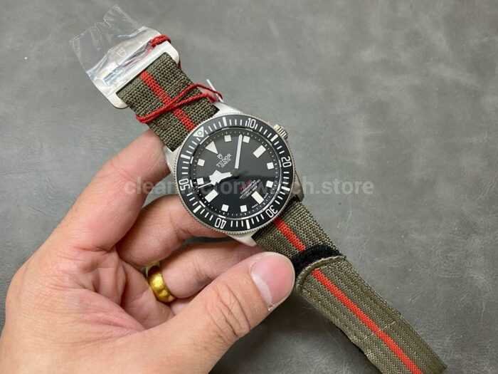 M Factory Tudor Pelagos M25717N 0001 42mm Titanium Textile Strap Black Dial 1 Super Clone Watch,Clean Factory Watch