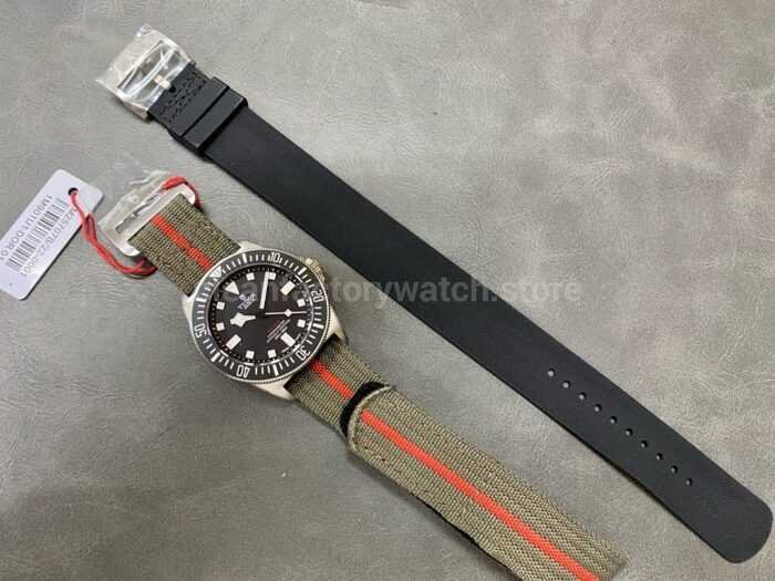 M Factory Tudor Pelagos M25717N 0001 42mm Titanium Textile Strap Black Dial 6 Super Clone Watch,Clean Factory Watch