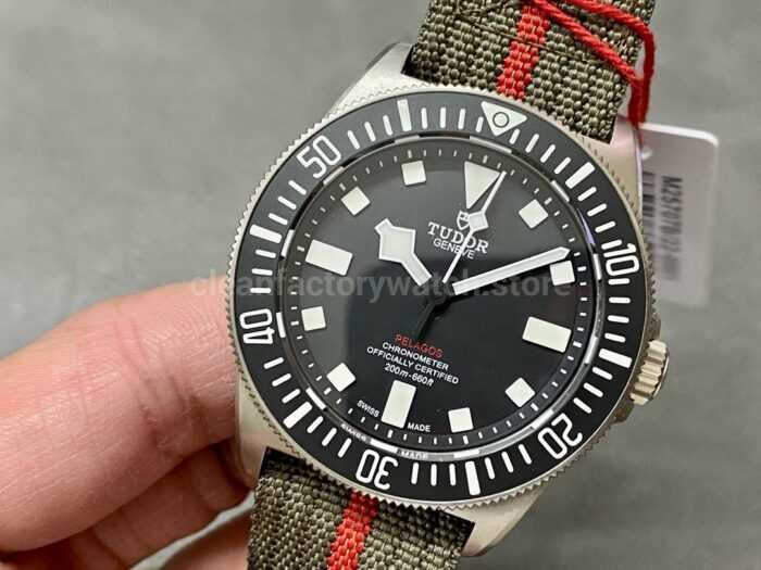 M Factory Tudor Pelagos M25717N 0001 42mm Titanium Textile Strap Black Dial 8 Super Clone Watch,Clean Factory Watch