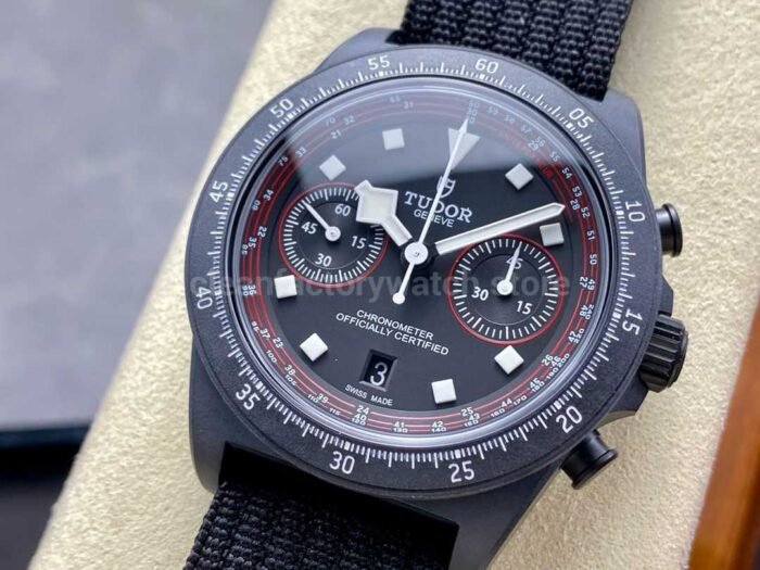 M+ Factory Tudor Pelagos M25827KN-0001 43mm Carbon Fiber Textile Strap Black Dial - Image 3