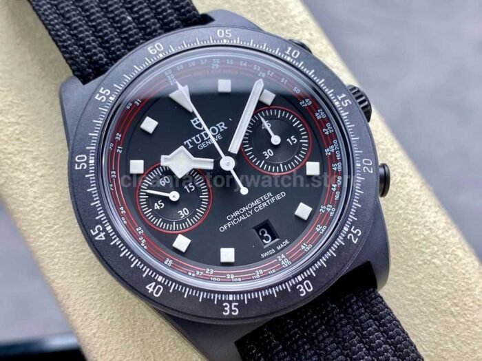 M+ Factory Tudor Pelagos M25827KN-0001 43mm Carbon Fiber Textile Strap Black Dial - Image 2