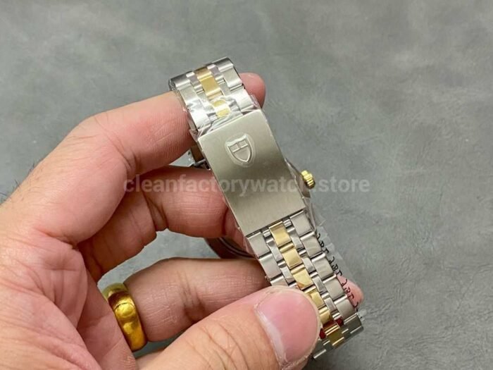 MKS Factory Tudor Date-Day 76213-0011 35mm Half Gold Diamond Gold Dial - Image 8