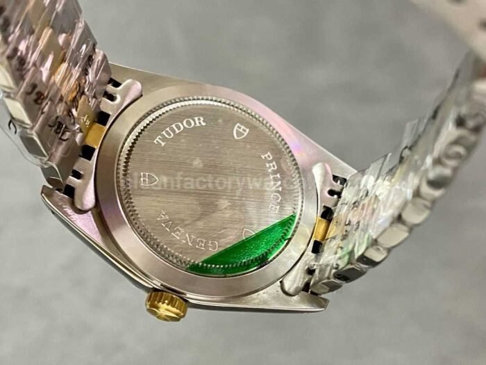 MKS Factory Tudor Date-Day 76213-0011 35mm Half Gold Diamond Gold Dial - Image 7
