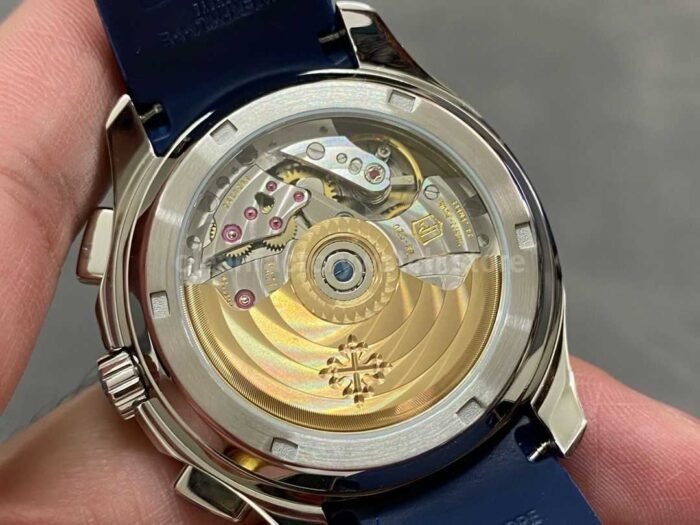 MMA Factory Patek Philippe Aquanaut 42.2mm 5968A-001 Blue Rubber Strap Blue Dial - Image 7