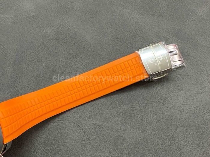 MMA Factory Patek Philippe Aquanaut 42.2mm 5968A-001 Orange Rubber Strap Black Dial - Image 8