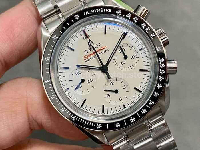 OM Factory Omega Speedmaster Professional Moonwatch 310.30.42.50.04.001 42mm Full Steel White Dial 2 Super Clone Watch,Clean Factory Watch