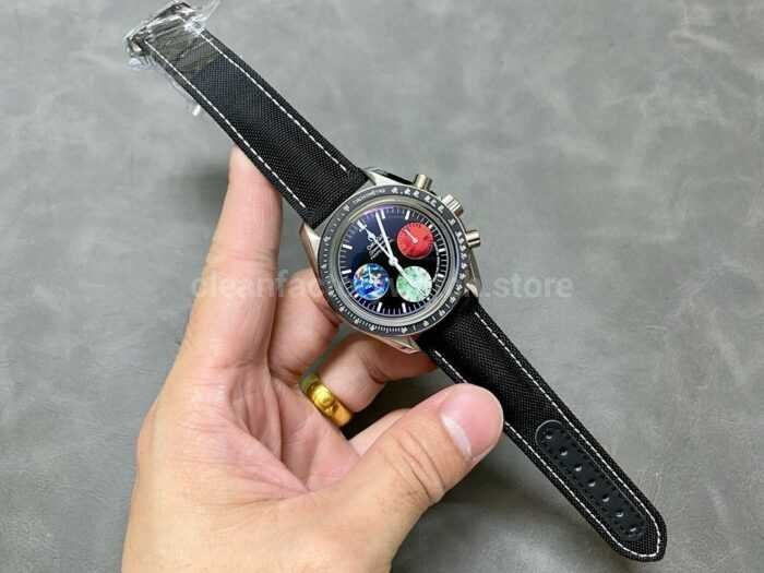 OM Factory Omega Speedmaster Professional Moonwatch 3577.50.00 Moon To Mars 42mm Full Steel Black Dial 4 Super Clone Watch,Clean Factory Watch