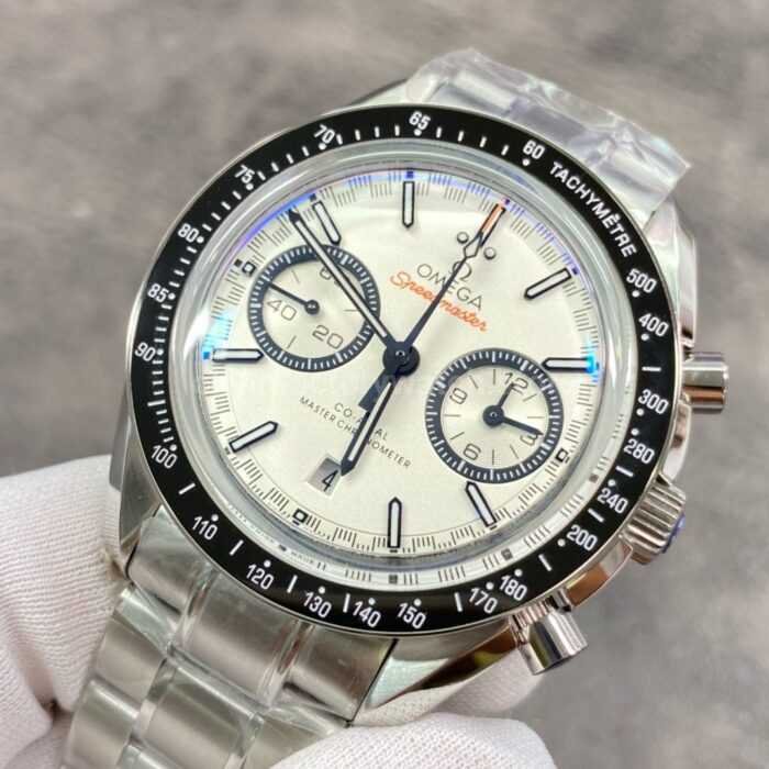 OM Factory Omega Speedmaster Racing 329.30.44.51.04.001 44.25mm Full Steel White Dial 4 Super Clone Watch,Clean Factory Watch