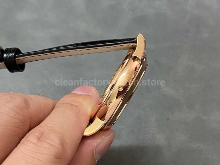 PP Factory Patek Philippe Celestial Moon 44mm 6102R-001 Rose Gold Leather Black Dial - Image 5