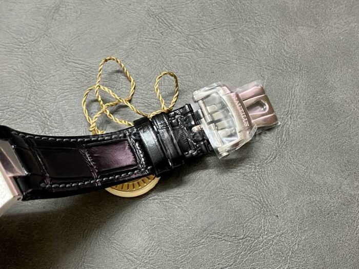 PPF Factory Patek Philippe Nautilus 40mm 5712G-001 White Gold Leather Blue Dial - Image 8