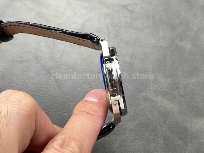 PPF Factory Patek Philippe Nautilus 5722G-001 40mm White Gold Leather Strap Grey Dial - Image 5