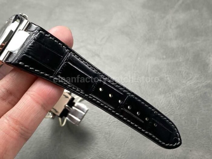 PPF Factory Patek Philippe Nautilus 5722G-001 40mm White Gold Leather Strap Grey Dial - Image 9