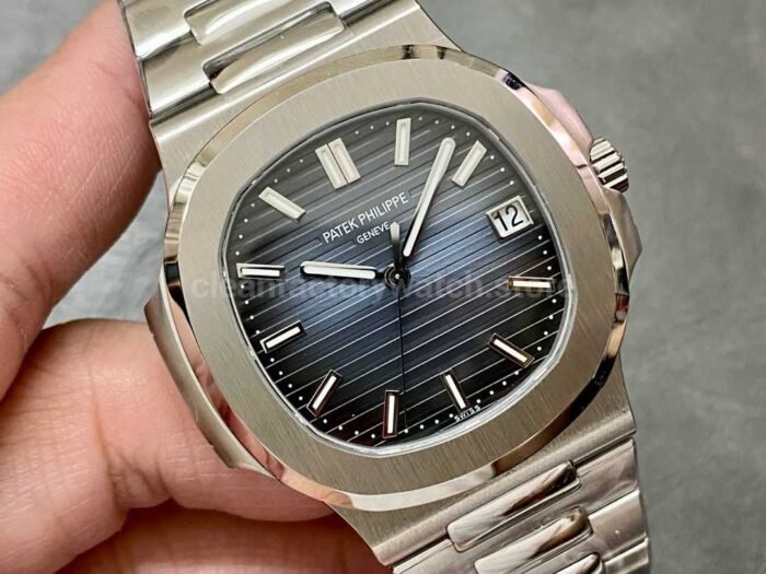 PPF Factory Patek Philippe Nautilus 5811/1G-001 41mm Full White Gold Blue Dial - Image 2