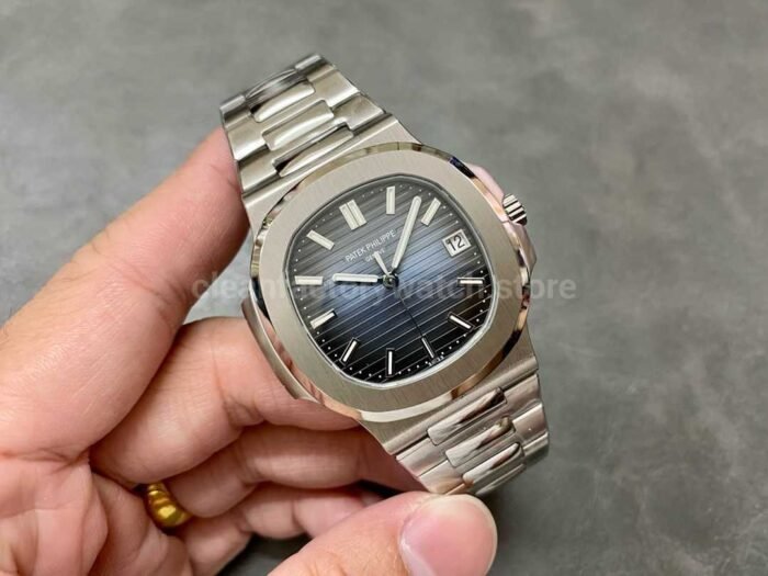 PPF Factory Patek Philippe Nautilus 5811/1G-001 41mm Full White Gold Blue Dial - Image 4