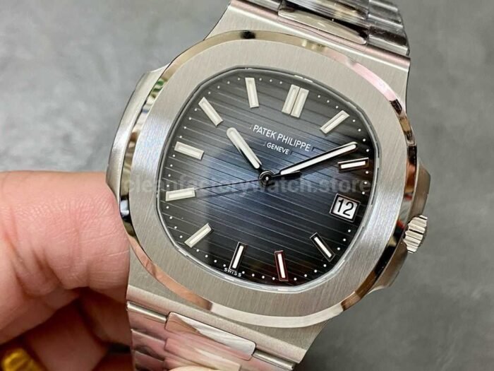 PPF Factory Patek Philippe Nautilus 5811/1G-001 41mm Full White Gold Blue Dial - Image 3
