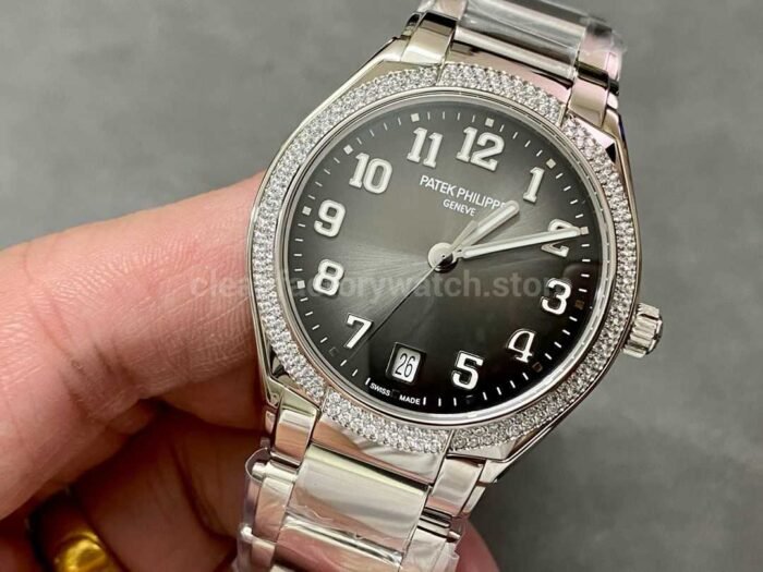PPF Factory Patek Philippe Twenty~4 7300/1200A-010 36mm Full Steel Arabic Numerals Black Dial - Image 3