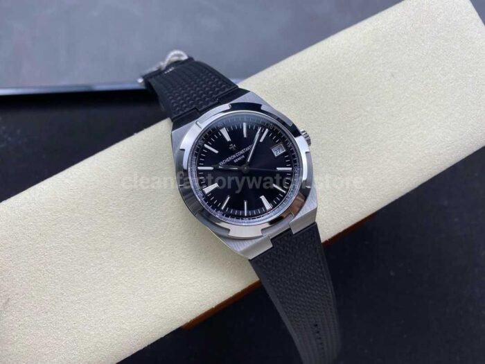PPF Factory Vacheron Constantin Overseas 4500V/110A-B483 41mm Steel Rubber Strap Black Dial - Image 4