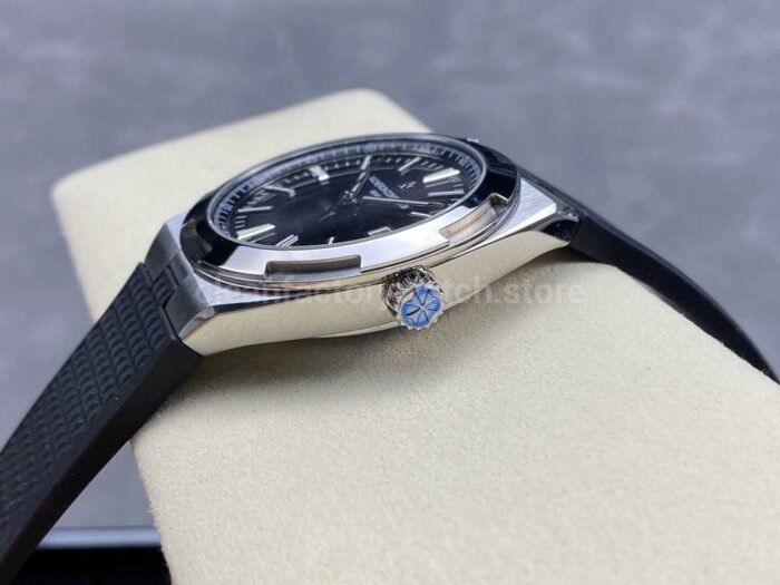 PPF Factory Vacheron Constantin Overseas 4500V/110A-B483 41mm Steel Rubber Strap Black Dial - Image 6