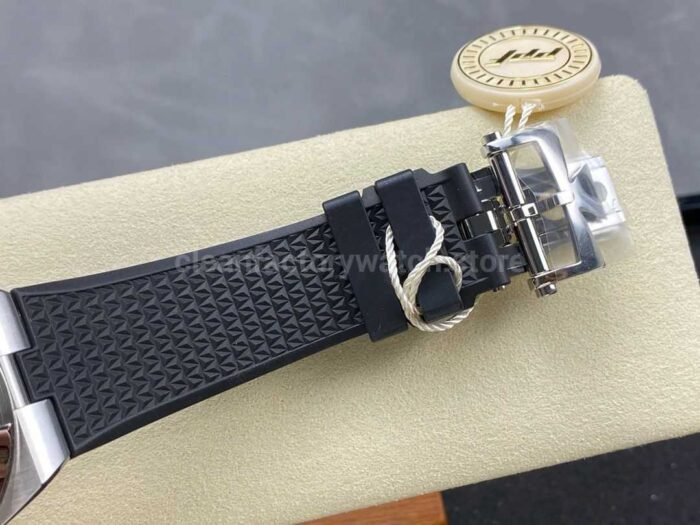 PPF Factory Vacheron Constantin Overseas 4500V/110A-B483 41mm Steel Rubber Strap Black Dial - Image 8