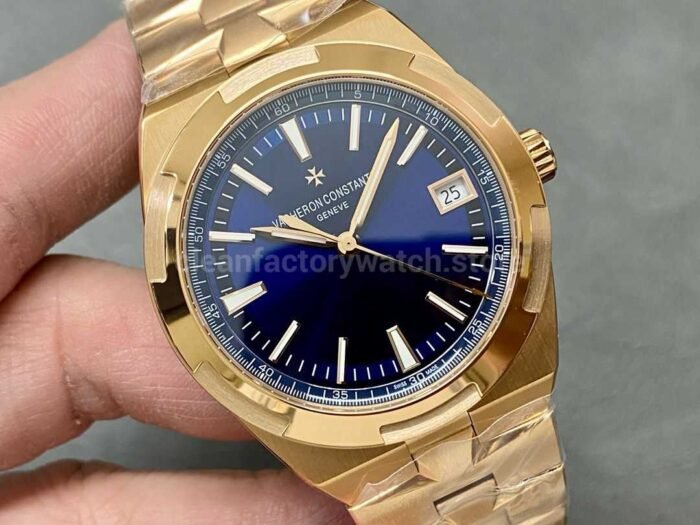 PPF Factory Vacheron Constantin Overseas 4500V/110R-B7051 41mm Full Rose Gold Blue Dial - Image 2