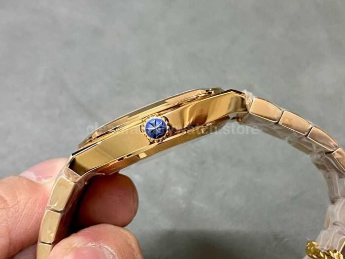 PPF Factory Vacheron Constantin Overseas 4500V/110R-B7051 41mm Full Rose Gold Blue Dial - Image 6