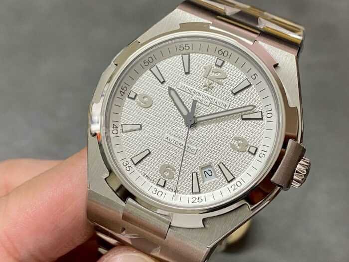PPF Factory Vacheron Constantin Overseas 47040B01A 9093 42mm Full Steel Arabic Numerals Silve 9 Super Clone Watch,Clean Factory Watch
