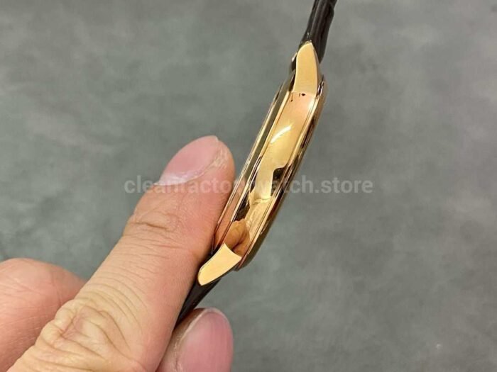 PPF Factory Vacheron Constantin Patrimony 85180/000r-9248 40mm Rose Gold Leather Strap White Dial - Image 5