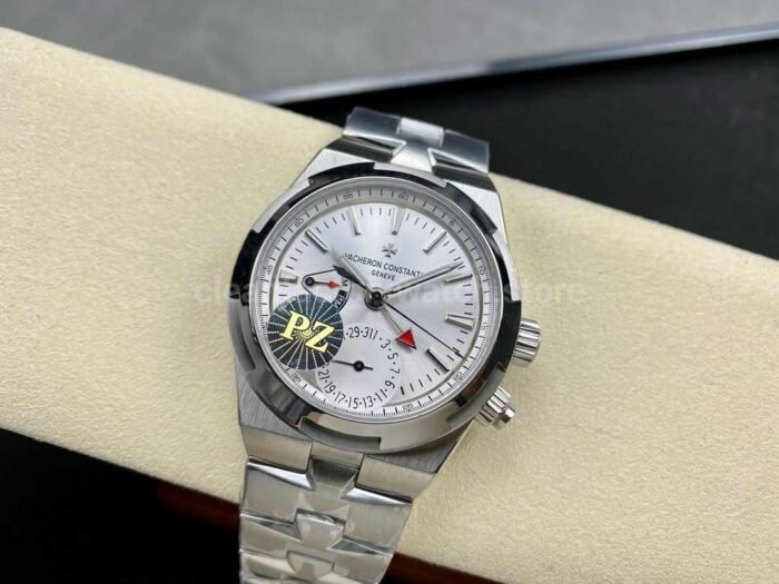 PZ Factory Vacheron Constantin Overseas Dual Time 7900V/110A-B333 41mm Full Steel Silver Dial - Image 5