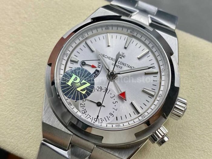 PZ Factory Vacheron Constantin Overseas Dual Time 7900V/110A-B333 41mm Full Steel Silver Dial - Image 3