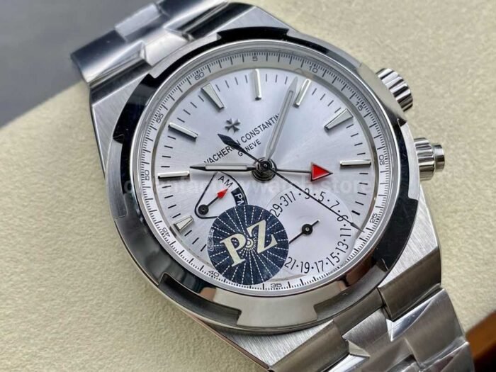 PZ Factory Vacheron Constantin Overseas Dual Time 7900V/110A-B333 41mm Full Steel Silver Dial - Image 2