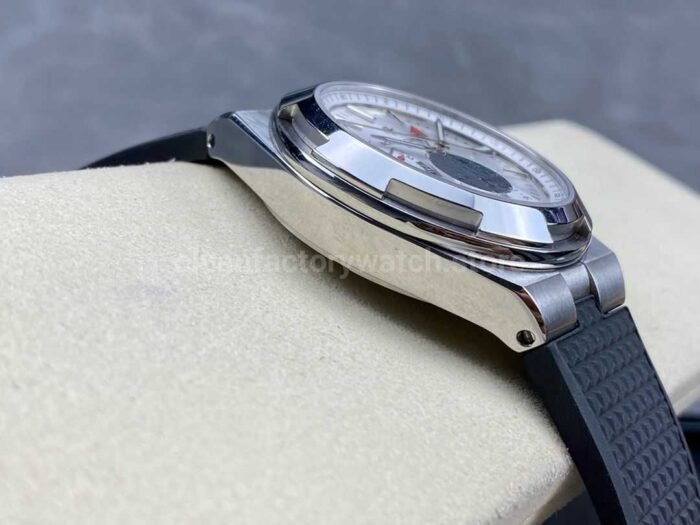 PZ Factory Vacheron Constantin Overseas Dual Time 7900V/110A-B333 41mm Steel Rubber Strap Silver Dial - Image 5
