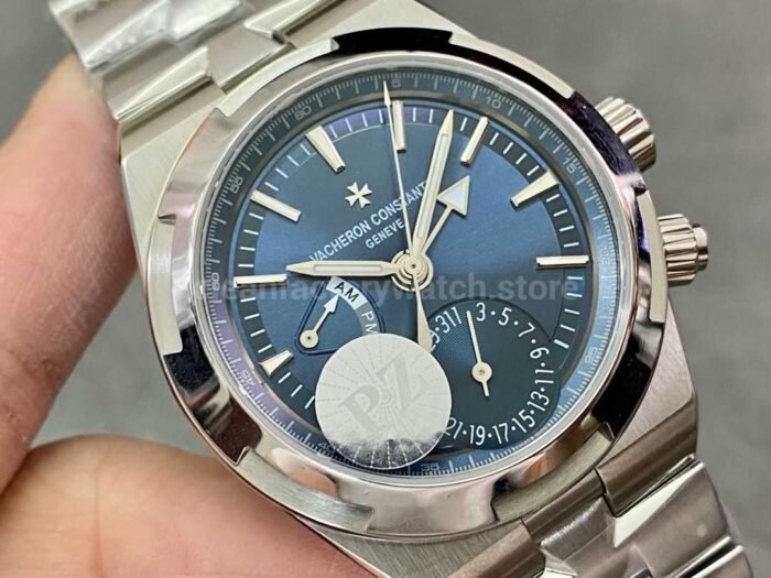 PZ Factory Vacheron Constantin Overseas Dual Time 7900V/110A-B334 41mm Full Steel Blue Dial - Image 2