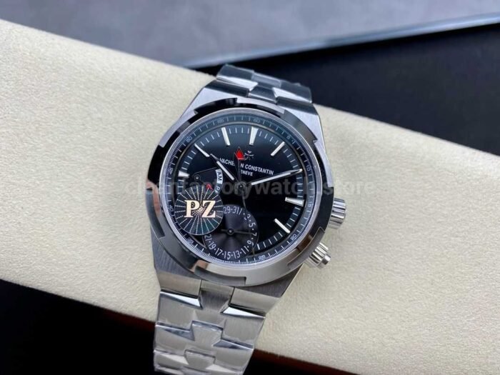 PZ Factory Vacheron Constantin Overseas Dual Time 7900V/110A-B546 41mm Full Steel Black Dial - Image 5